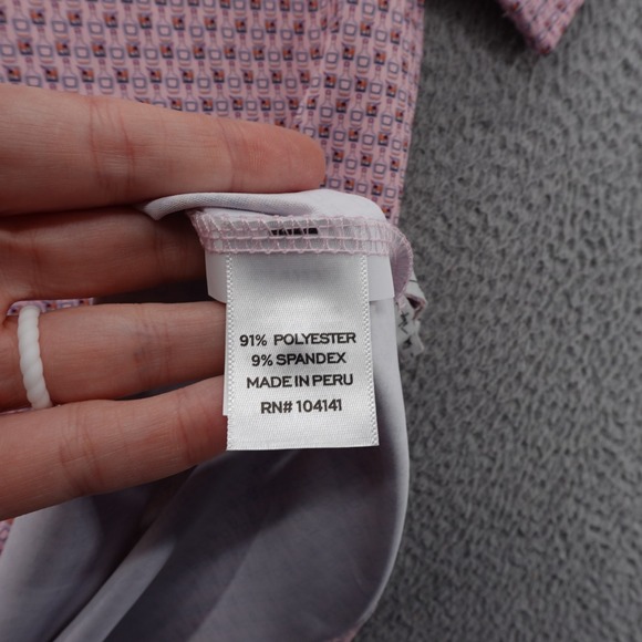 Walter Hagen Performance 11‎ Golf Polo Shirt All Over Print Mens Small NWT - Picture 11 of 14